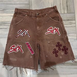 Chrome Hearts X Matty Boy Denim Shorts